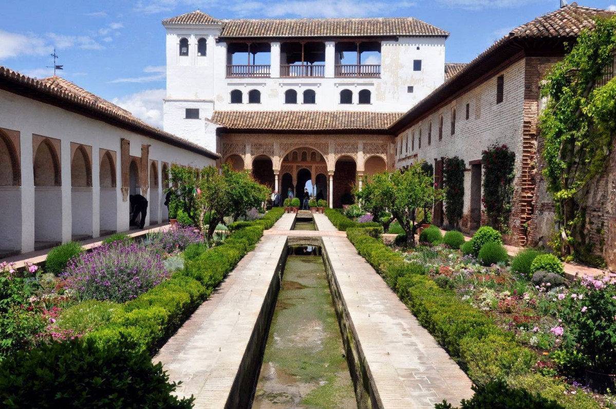 Granada La Alhambra, los Jardines del Generalife