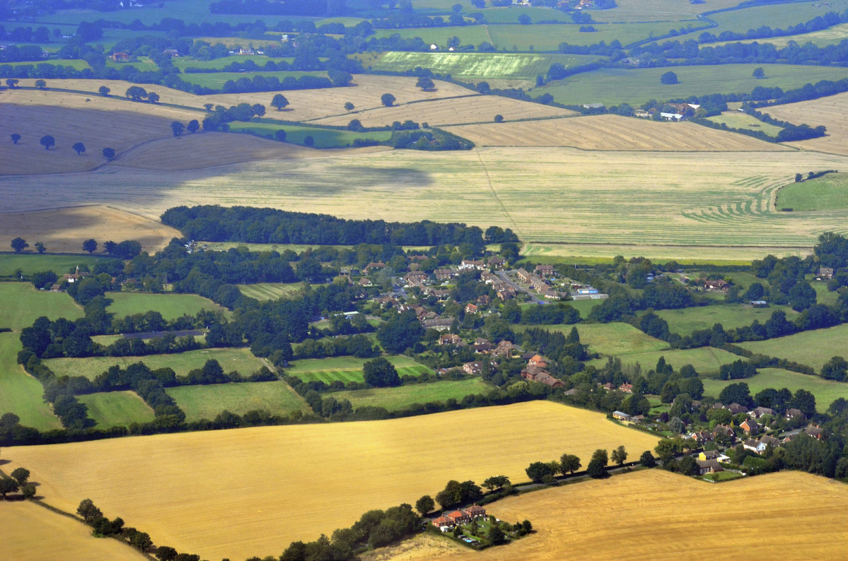 Pluckley panoramica