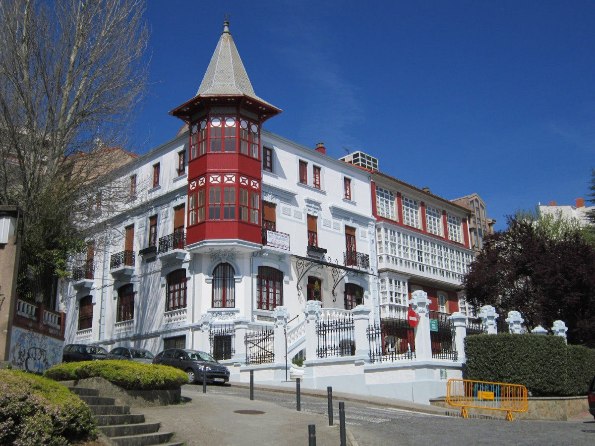 Ferrol Casa Antón, uno de los edificios representativos de la arquitectura modernista del barrio
