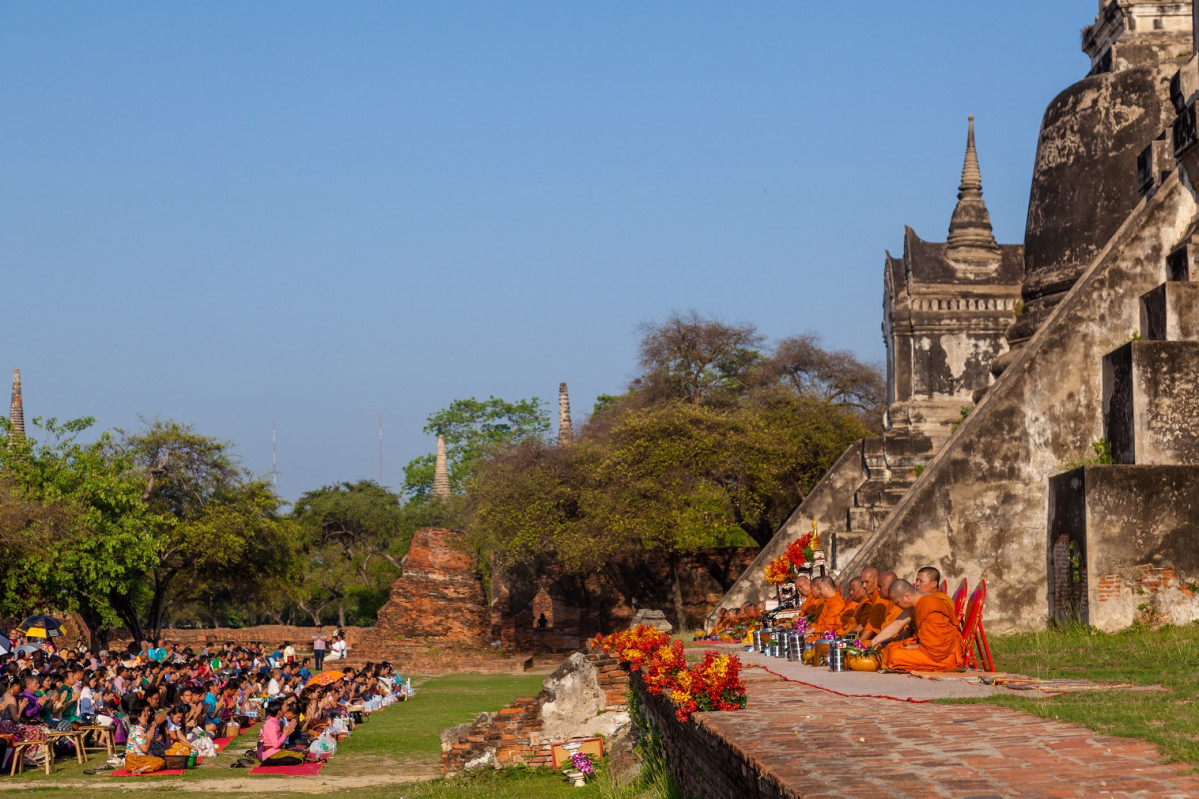 Ayutthaya Wat Phra Sri San Phet Songkran Festival (u0e1bu0e23u0e30u0e40u0e1eu0e13u0e35u0e2au0e07u0e01u0e23u0e32u0e19u0e15u0e4c) 186829DK