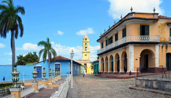Cuba Plaza Mayor, el centro histórico de Trinidad, 1498