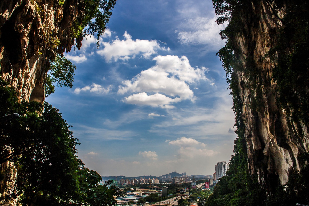 Kuala Lumpur View of Kuala Lumpur from Batu Cave 2019 1538