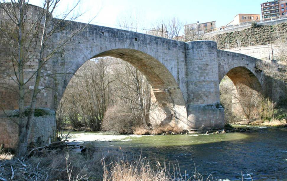 Puente Mayor sobre el río Duero (Roa, Burgos)