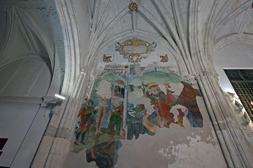 Cuellar, Frescos del Hospital Capilla de la Magdalena