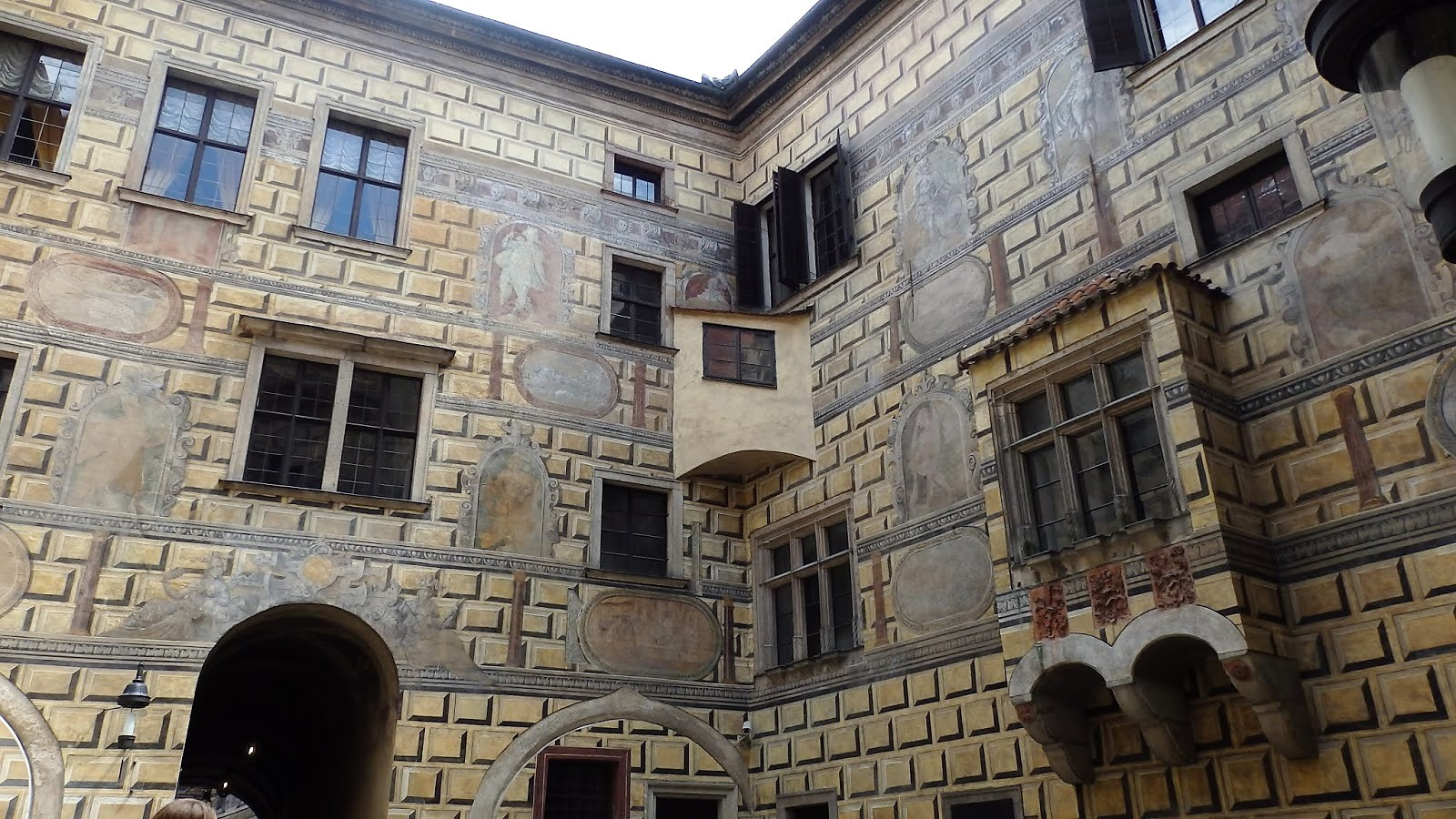 CeskyKrumlovinteriordelcastillo