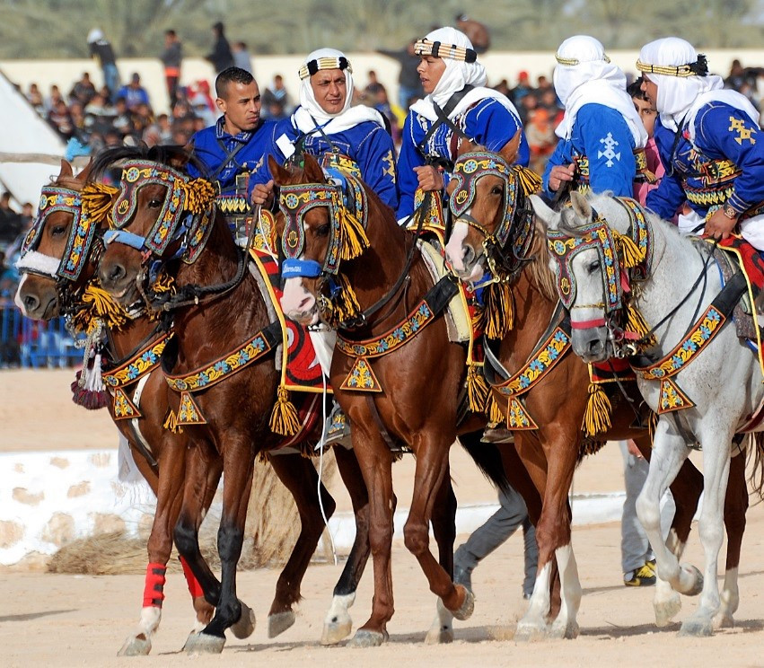 FestivalInternacionaldelSahara caballos