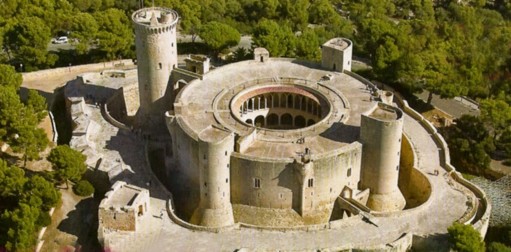 Palma de Mallorca Aerea castillo Bellver