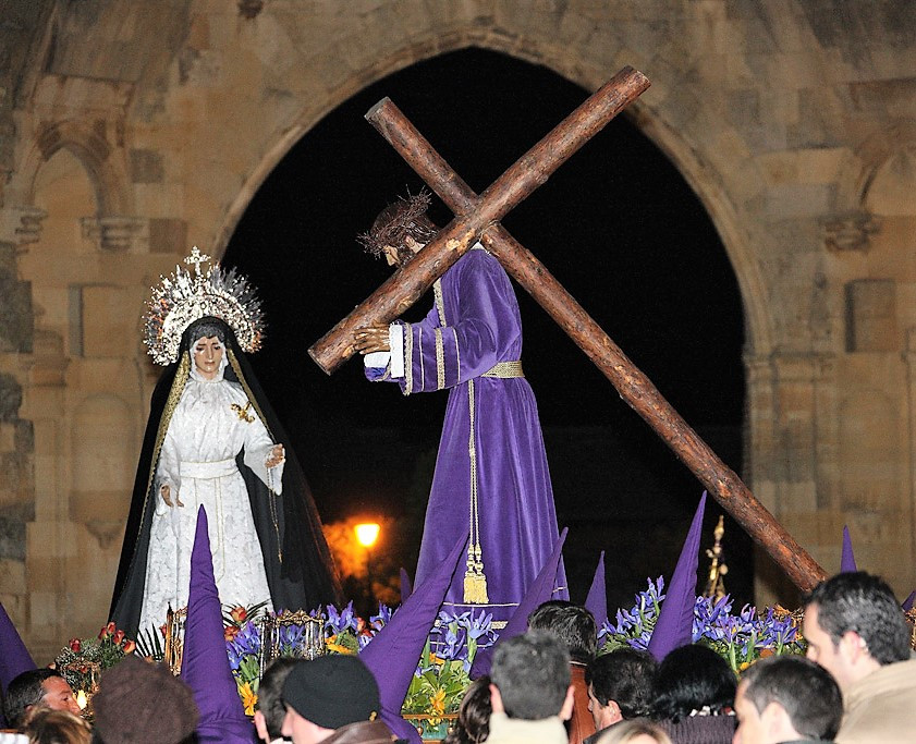 Sahagun02. Semana Santa. Procesion de la Oracion del Huerto