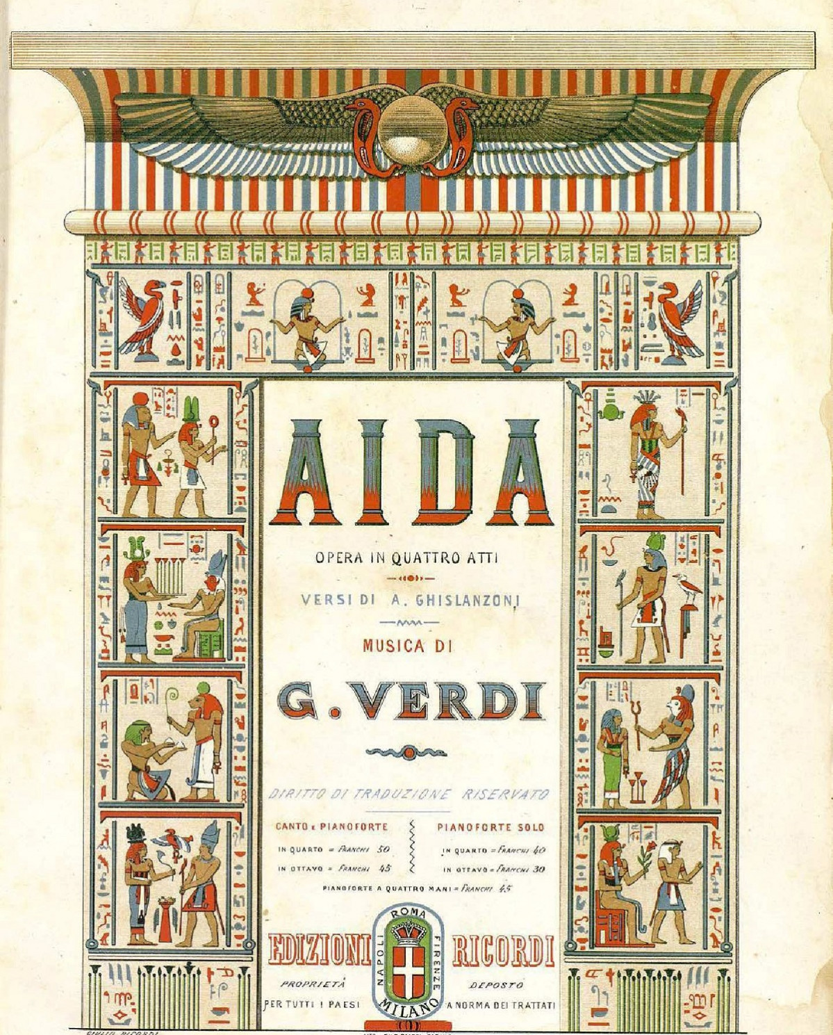 Partitura de Aida.Fot.BN.j1491