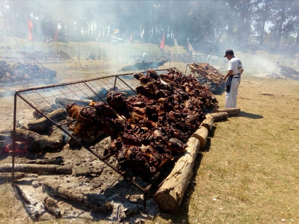 16,500 kg de bife asados en Minas, en Uruguay 1