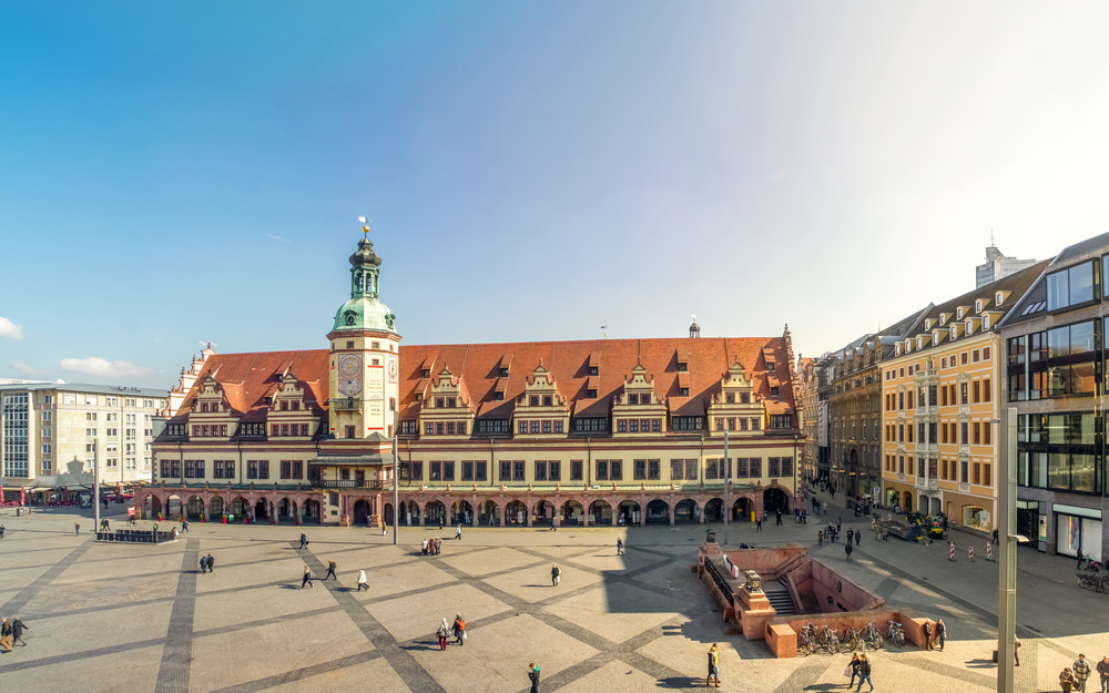 Leipzig plaza del Markt
