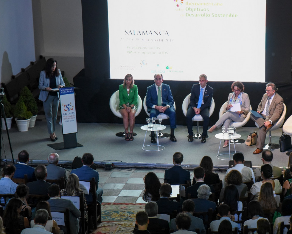 Inauguración de la I Conferencia Iberoamericana sobre Objetivos de Desarrollo Sostenible. Foto USAL