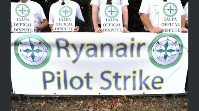 Ryanair paro de pilotos