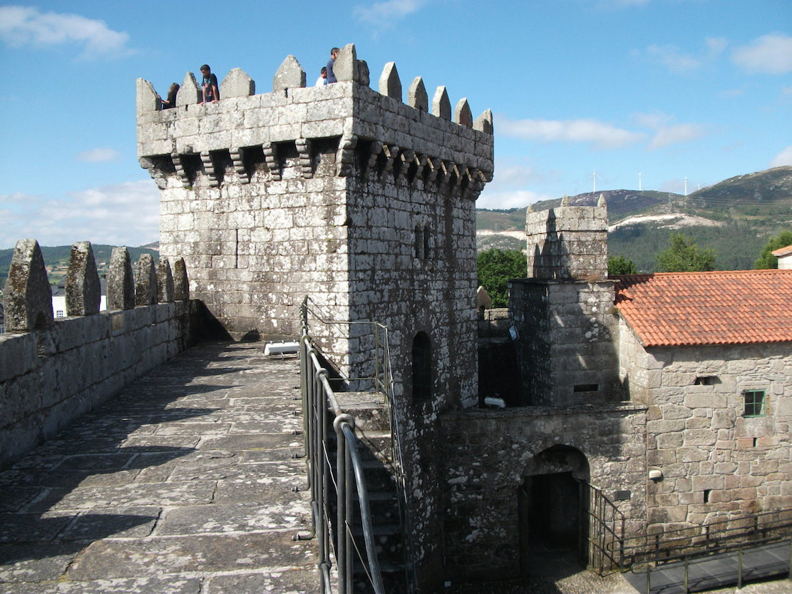 A Coruu00f1a castillo vimianzo, detalle de las torres