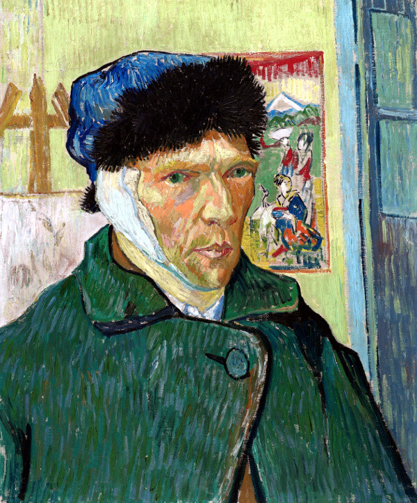 VanGoghAutorretratoconorejavendada