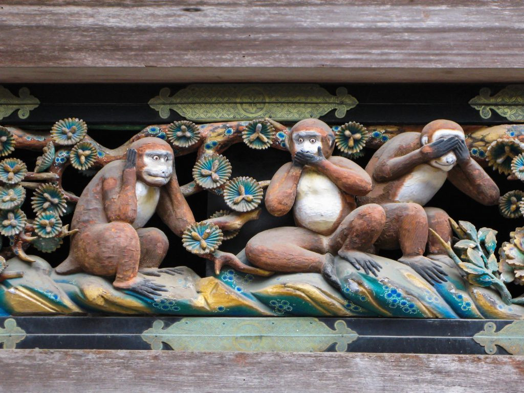 See No Evil Hear No Evil Monkeys 1024x768