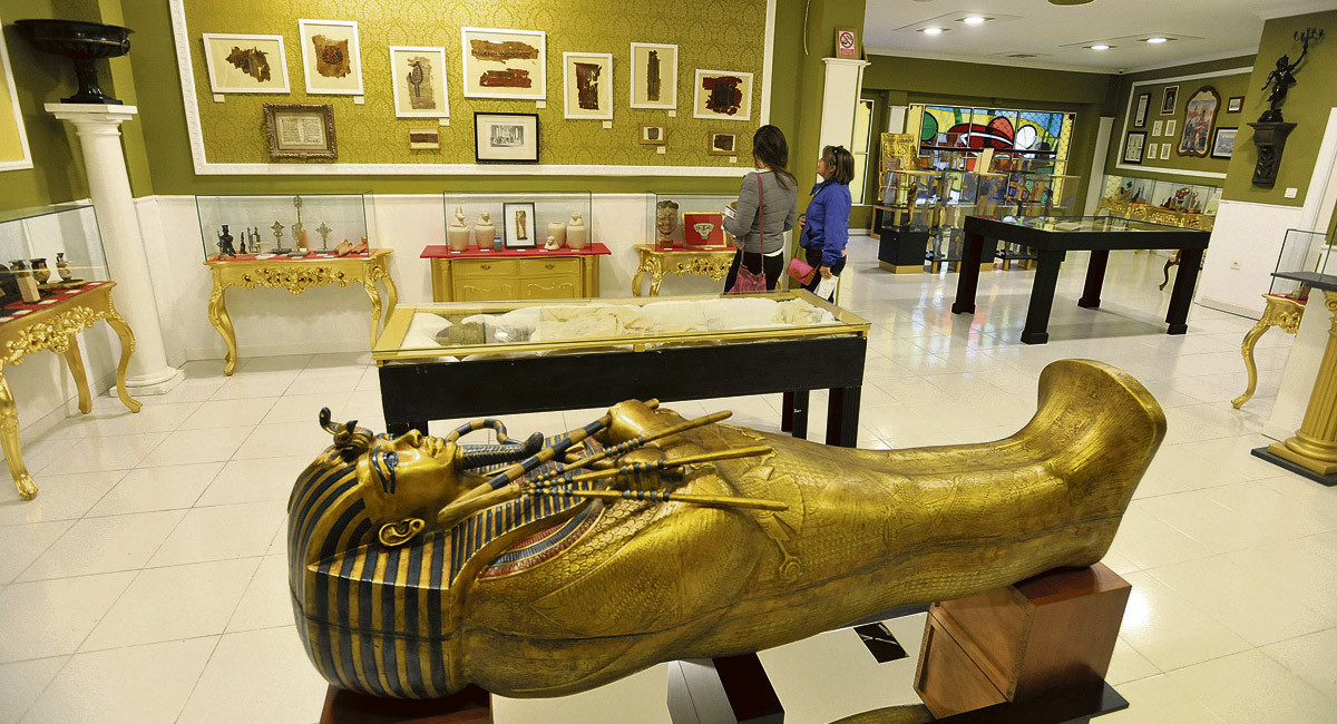 El Museo Liceo Egipcio en el Palacio de Gaviria de Leon