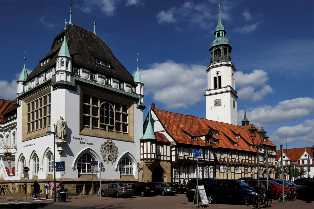 Celle Alemania , Museo de  Das Bomann e Iglesia de Sankt Marien