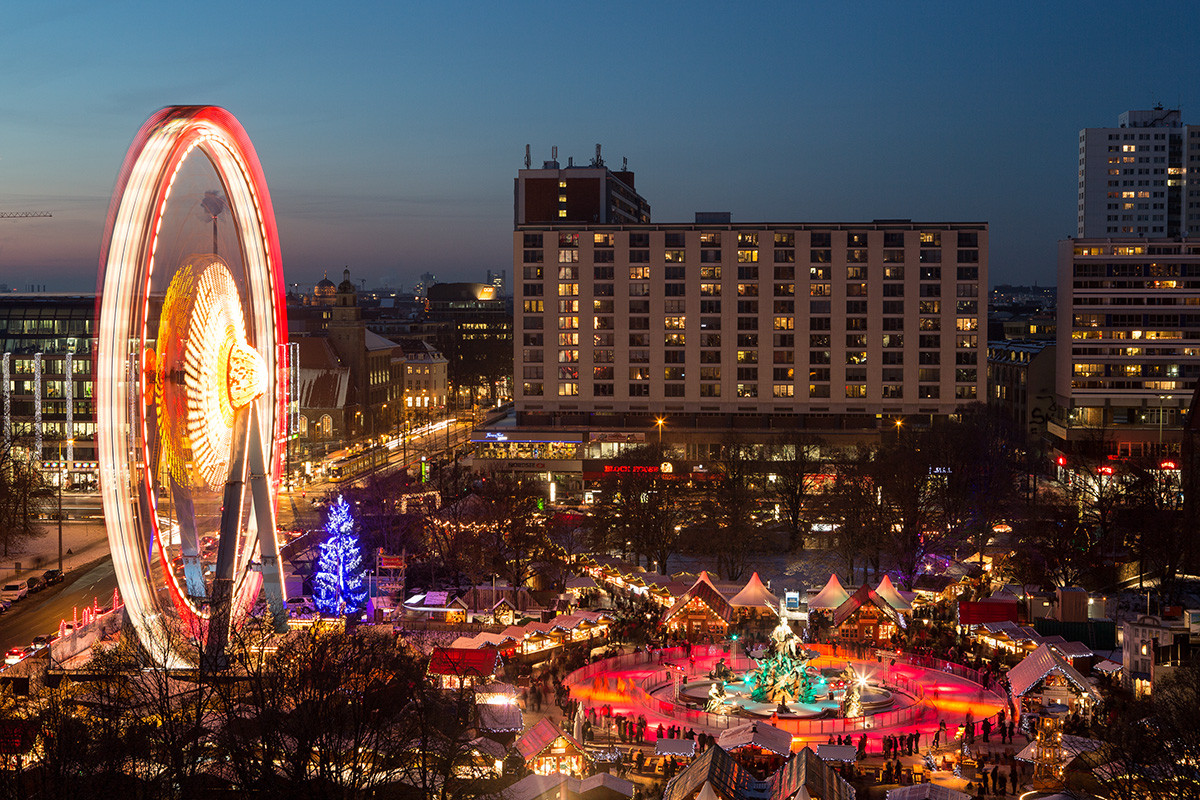 Berliner Weihnachtsmarkt en Schlossplatz