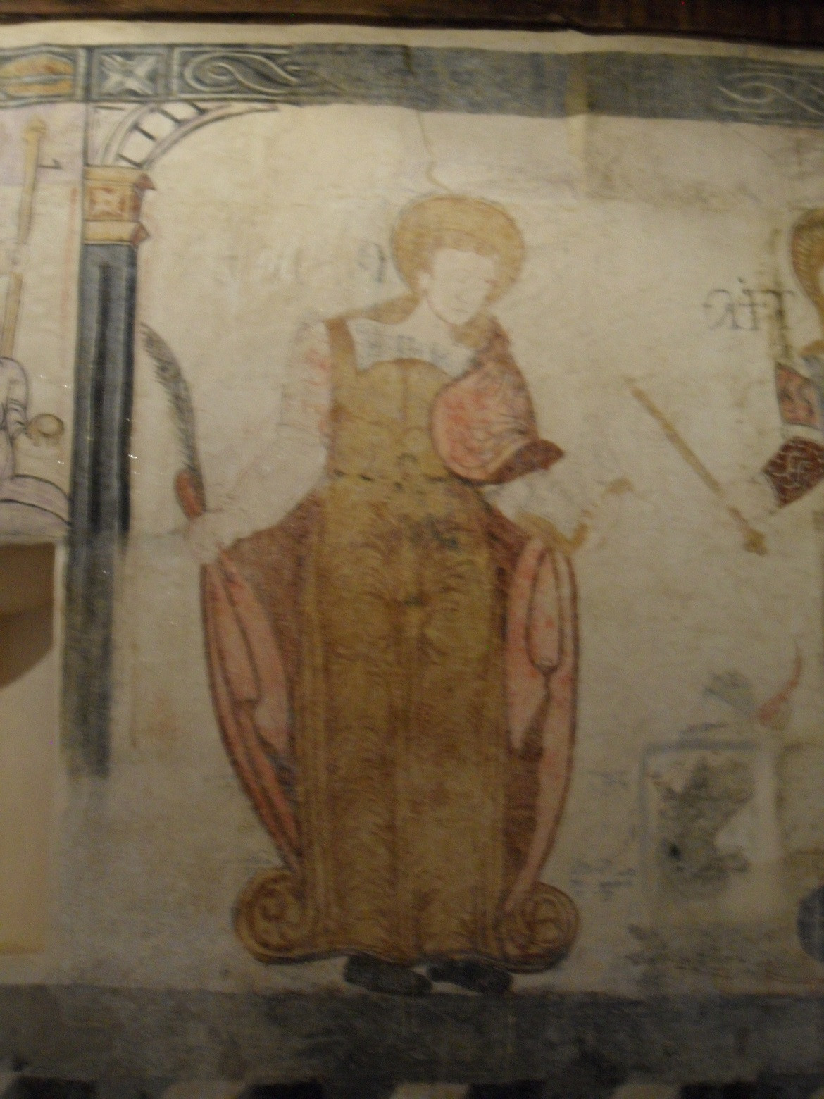 Galicia, pinturas Murales Iglesa de santiago de Rubiu00e1s SAM 2590