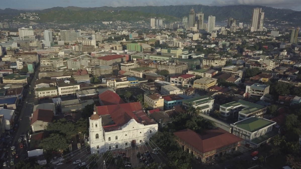 Filipinas cebu metropolitan cathedral  aerial