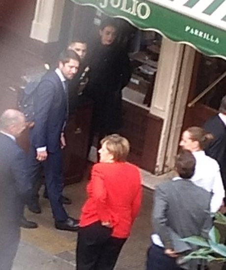 Merkel en La parrillada de Don Julio