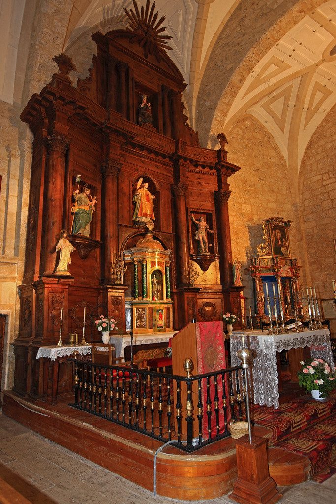 Frias19. Iglesia de San Vicente Martir. Ratablo Mayor