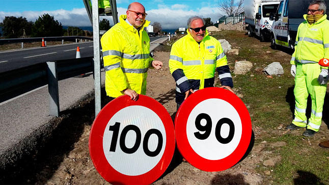 90 kmh en carreteras convencionales