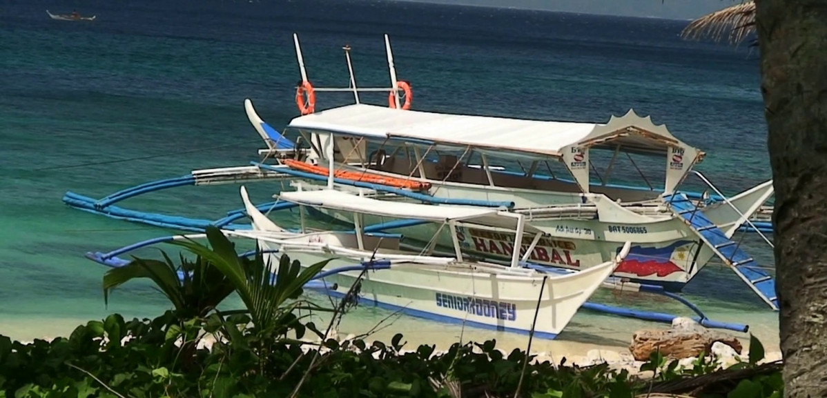 Traditional filipino banka boat 