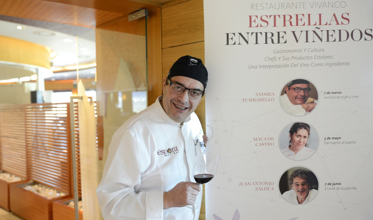 Andrea Tumbarello en Restaurante Vivanco 1573