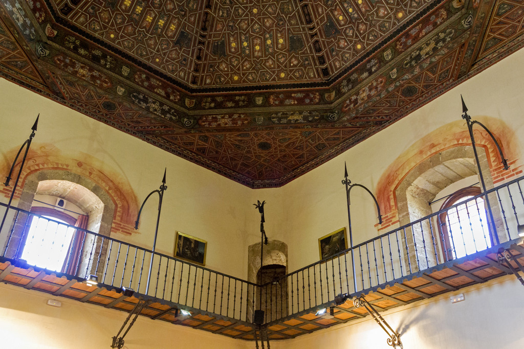 Patrimonio Civil04. Castillo de la Mota. Torre del Caracol. Artesonado morisco