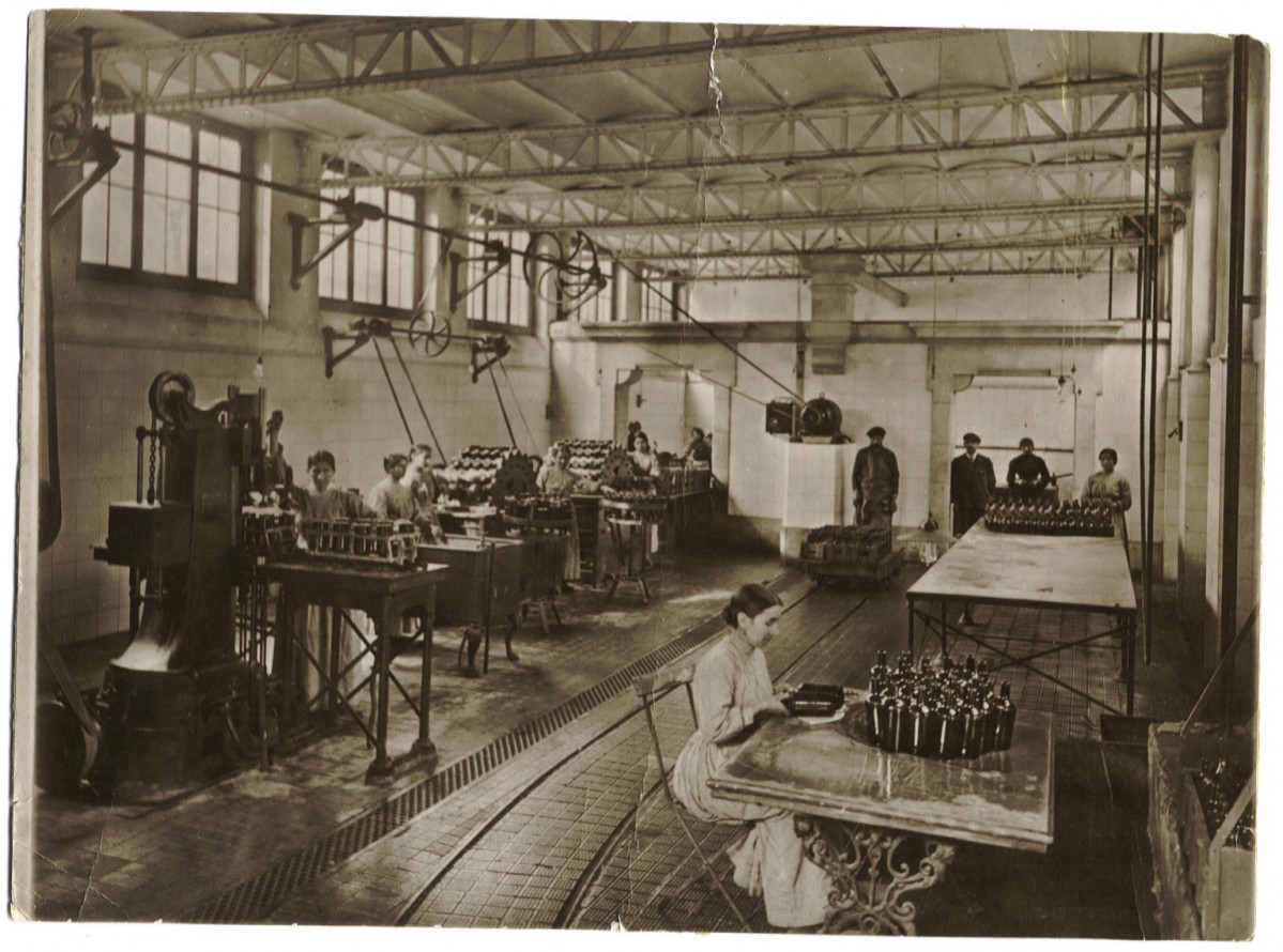 Balneario de Mondariz. Planta embotelladora de la Fuente de Gu00e1ndara 1917