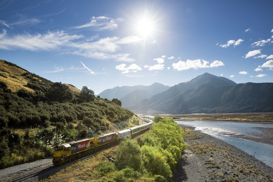 Nueva Zelanda Tren panoru00e1mico transsalpino