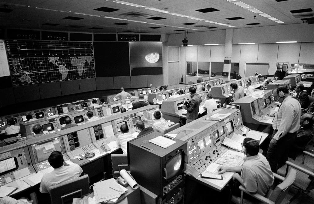 Centro Control Misión Apolo 11
