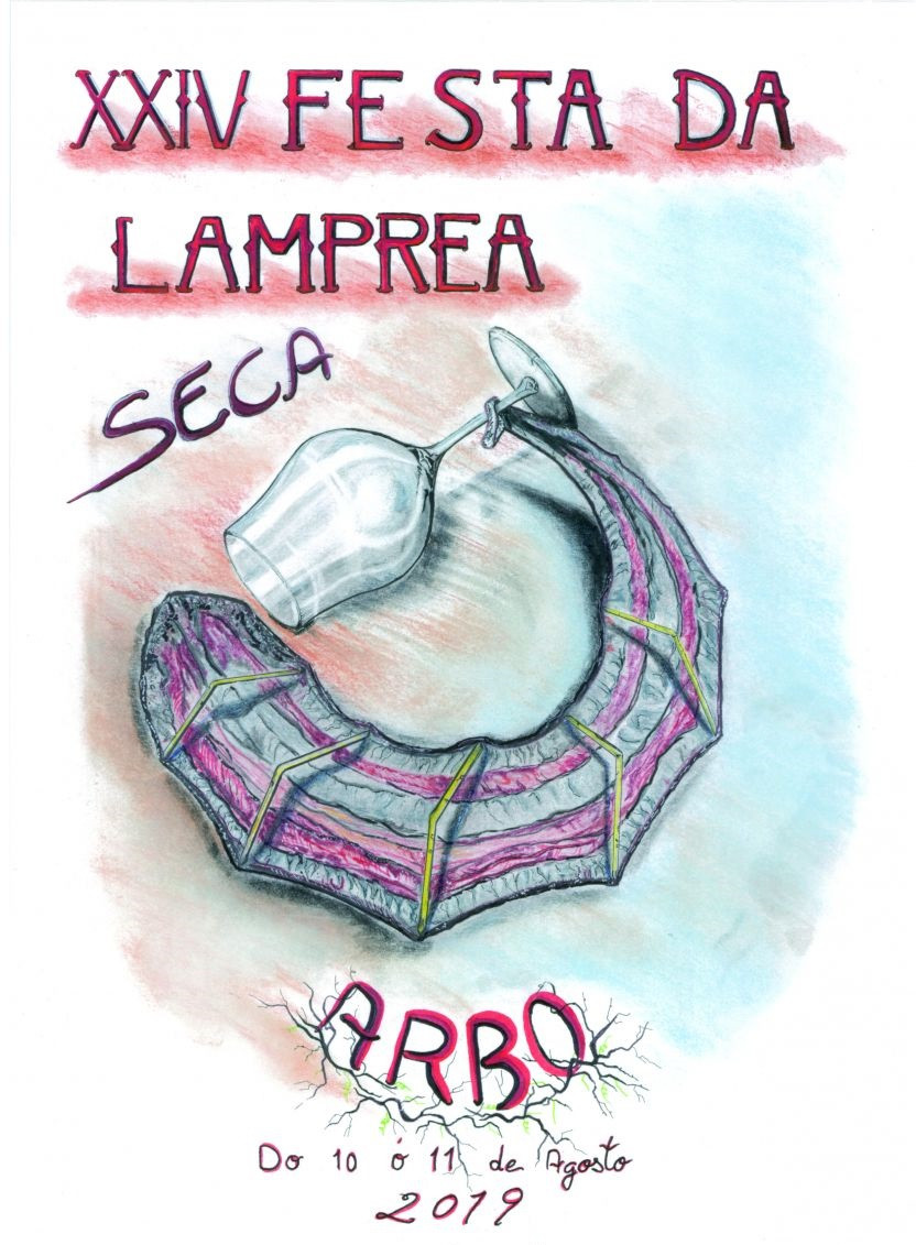 Cartel Lamprea Seca 2019r