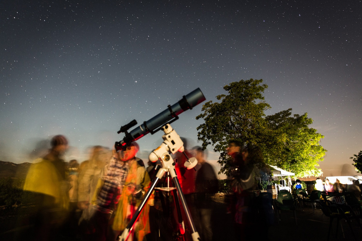 Perseidas entre viu00f1edos. Ruta del Vino Campo de Cariu00f1ena