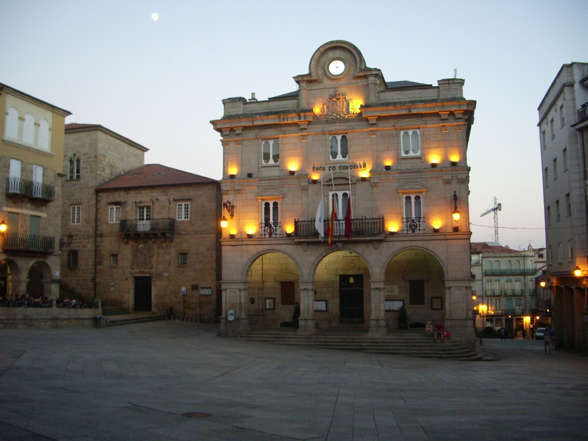 Ourense , Plaza Mayor IMGP3610