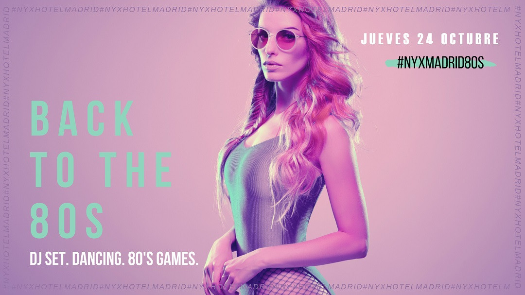 NYX MADRID   80'S PARTY   FB Event Banner