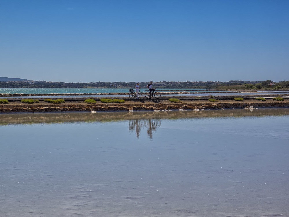 FORMENTERA Salinas y Estany Pudent desde La Savina