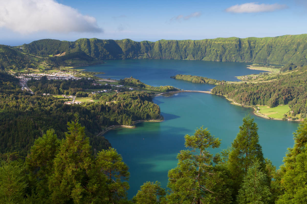 Au00e7ores lago sete cidades