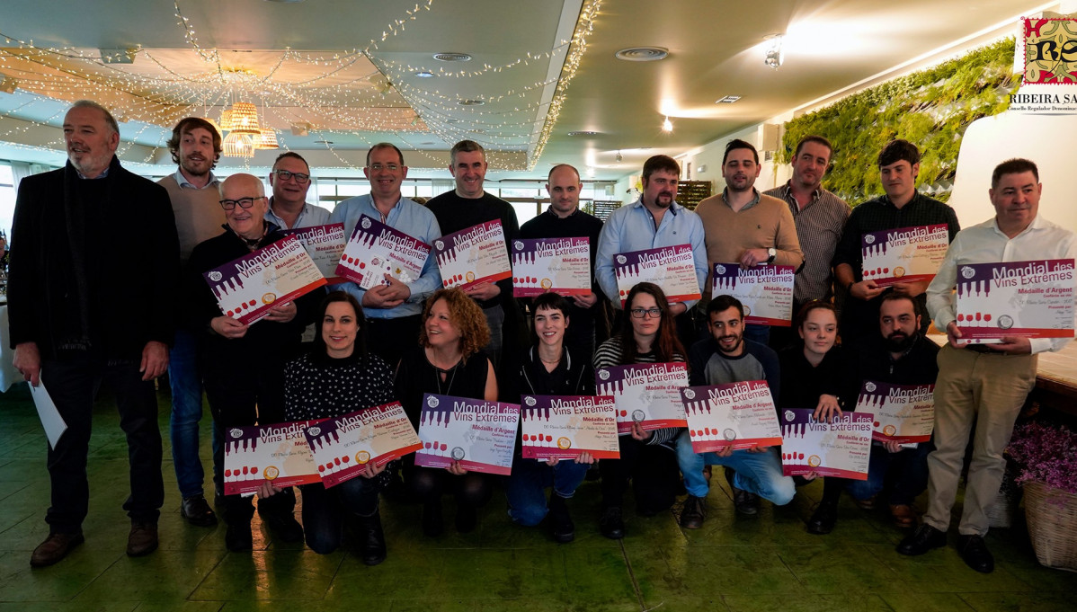 Ribeira sacra Entrega premios Comida de Navidad apaisada