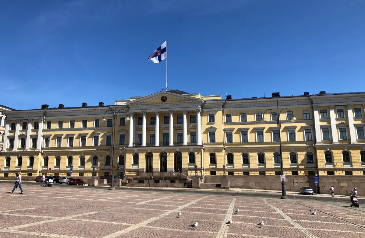 El Palacio presidencial d Gobierno de FinlandiaHelsinki r