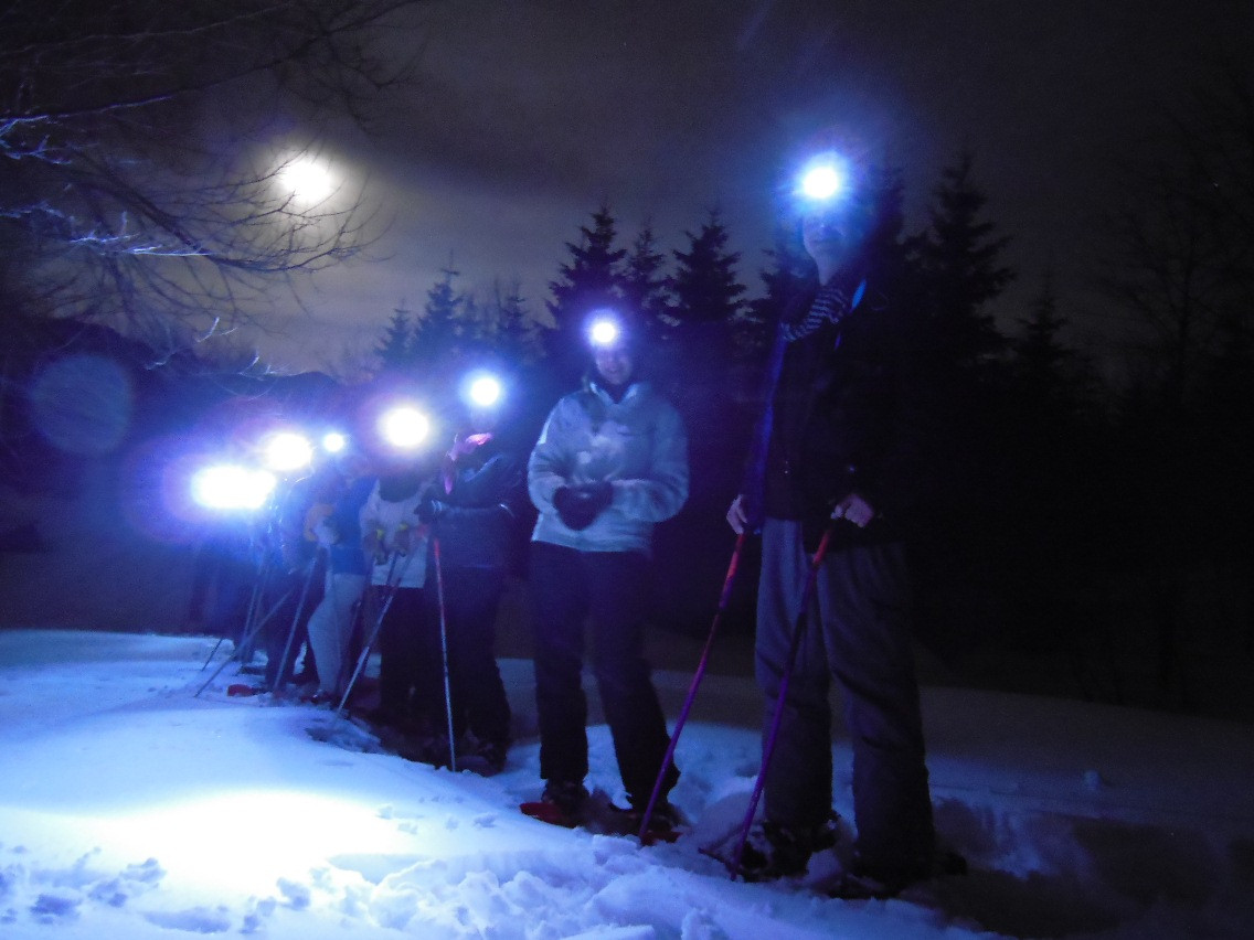Vollmond schneeschuhwanderung 7