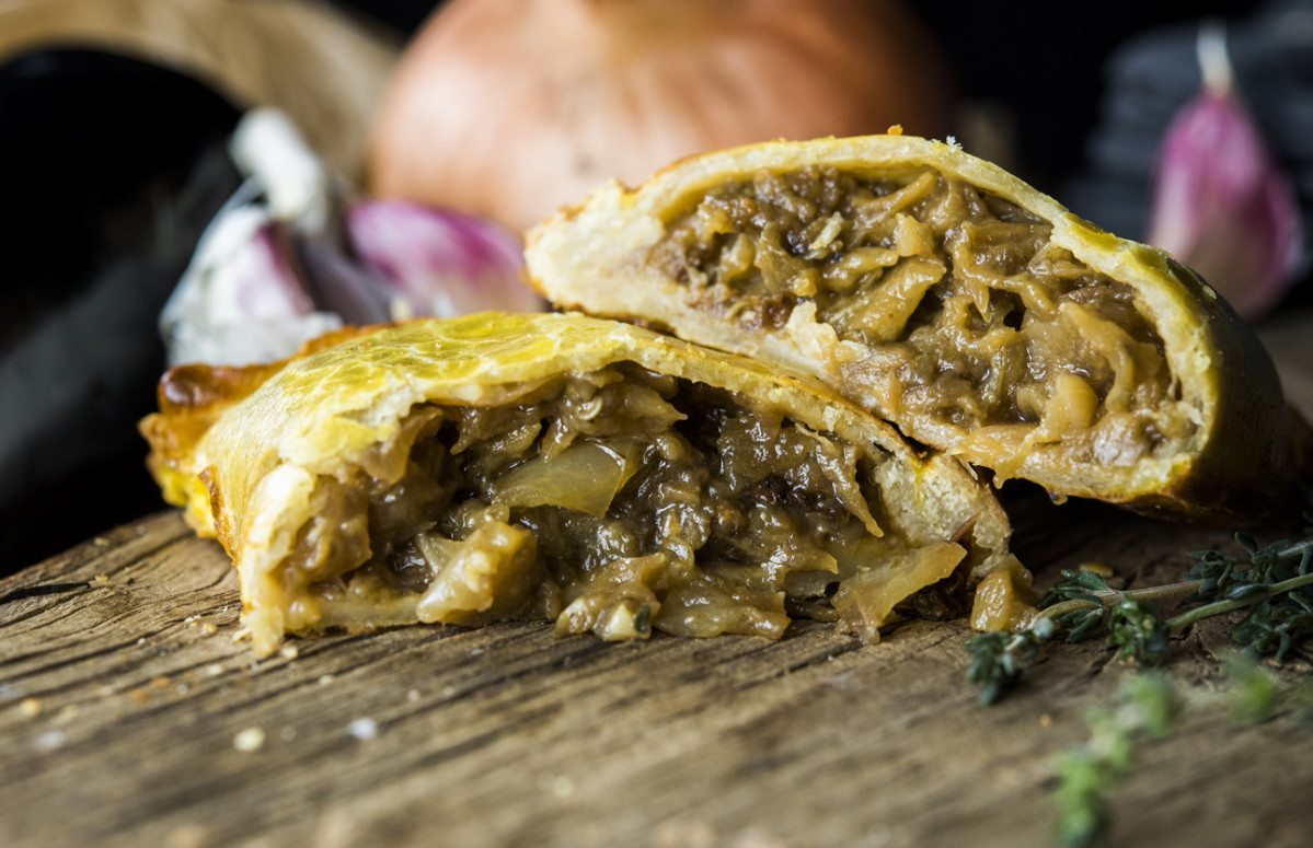 Empanada de Baba Ganoush de Levadura Madre 1