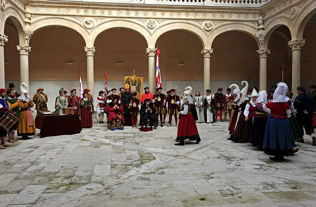 V Centenario de la Quema de Medina18 Llegada de Carlos V a Medina del Campo