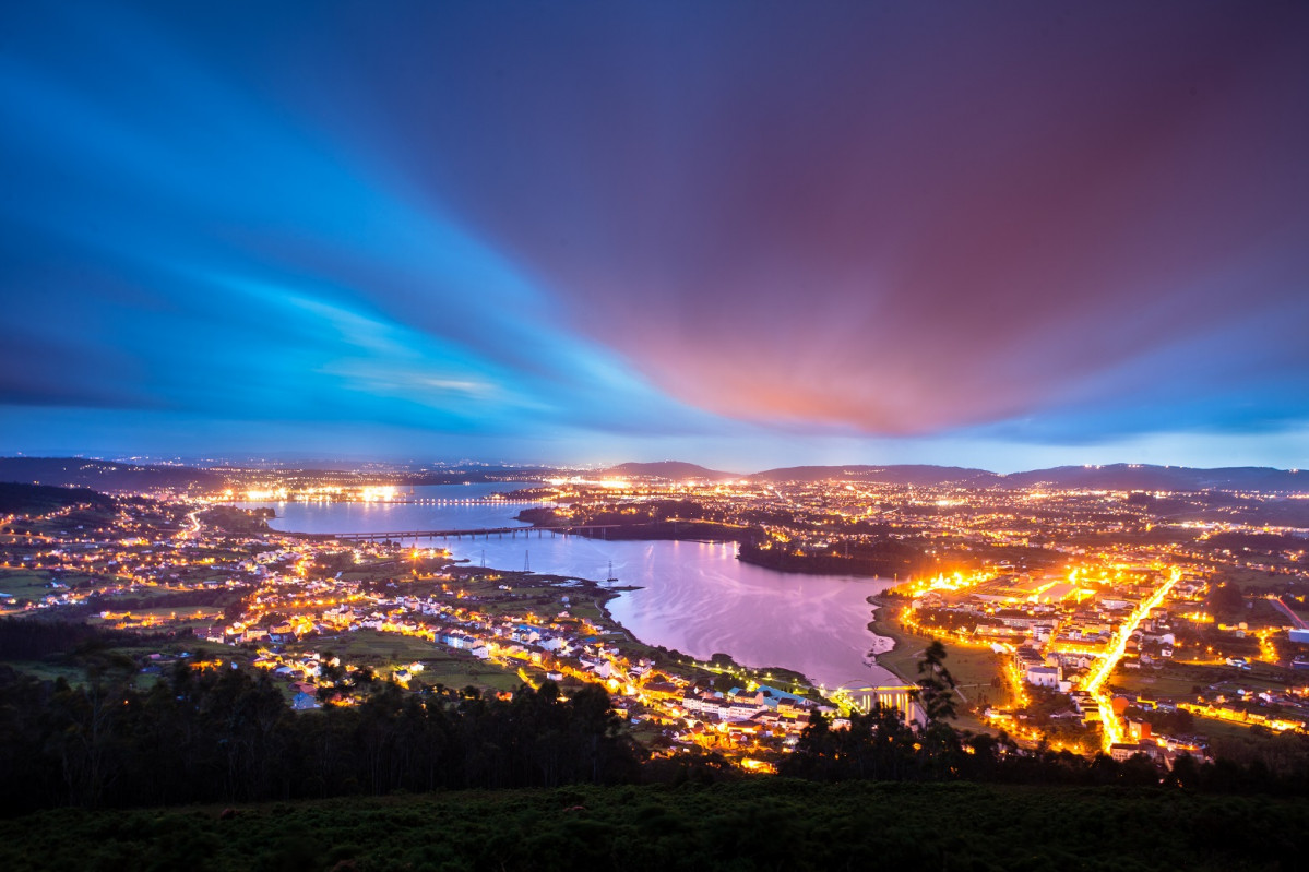 Ferrol, panoru00e1mica nocturna  MG 0450