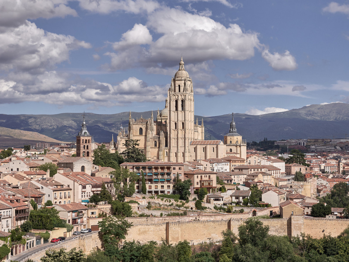 Segovia vista desde el Alcu00e1zar