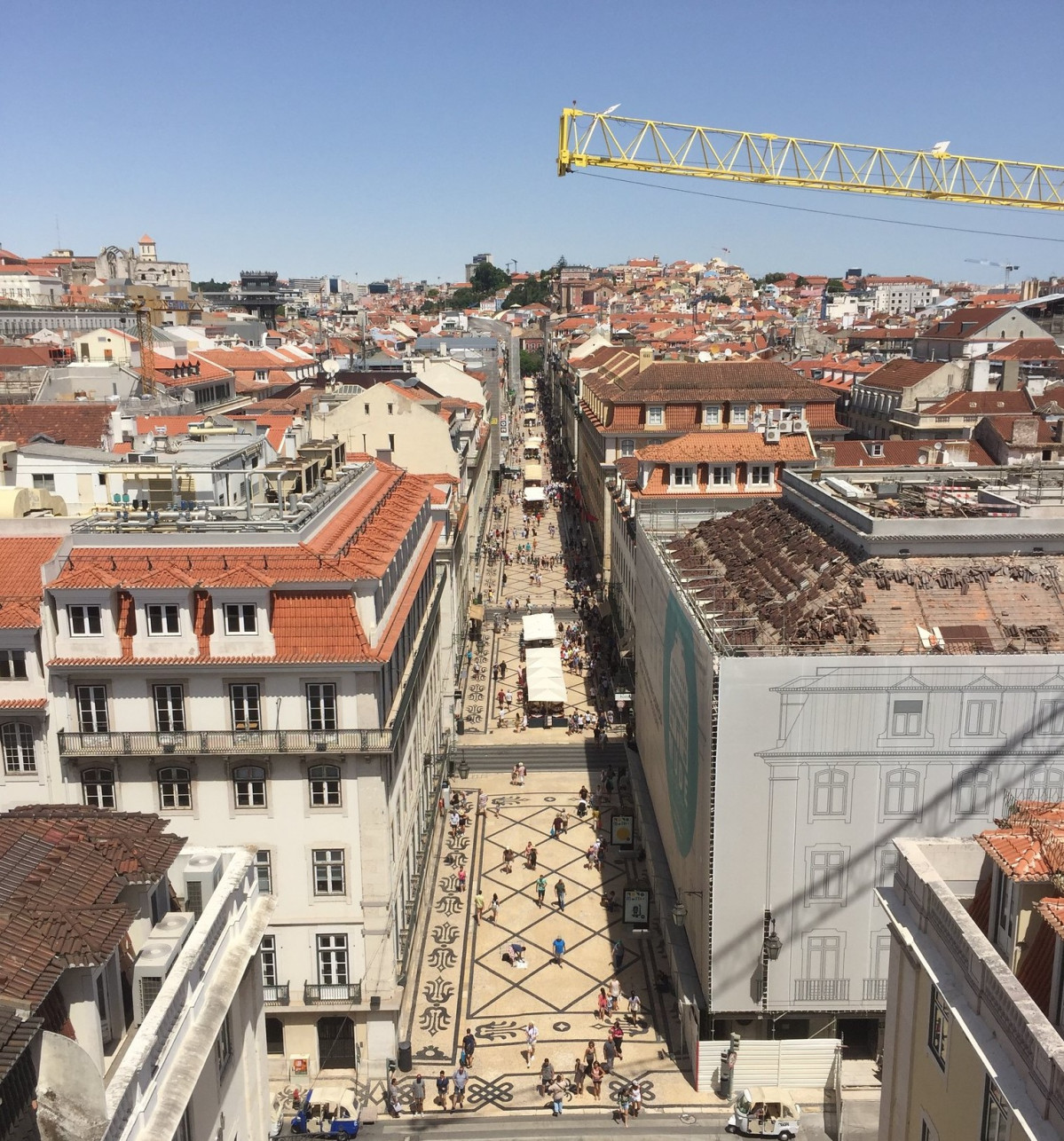 Lisboa Vista desde el Mirador Arco de Rua Augusto