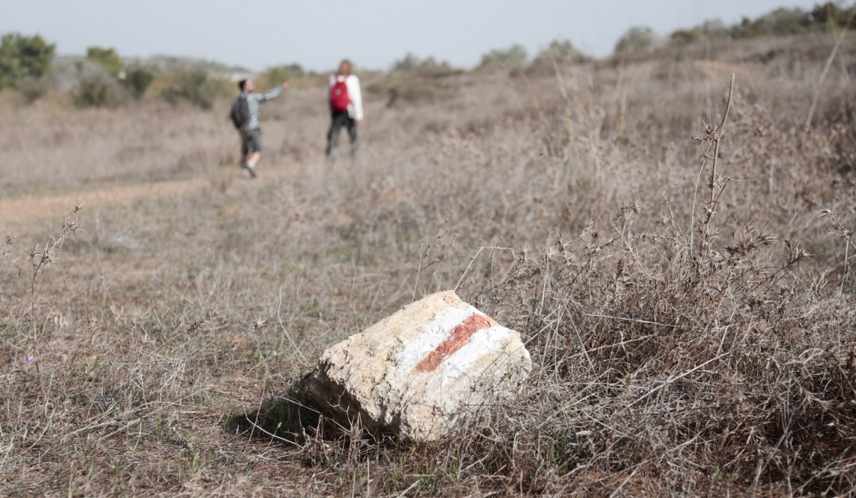 Israel Jesus Trail.Marcas del sendero r