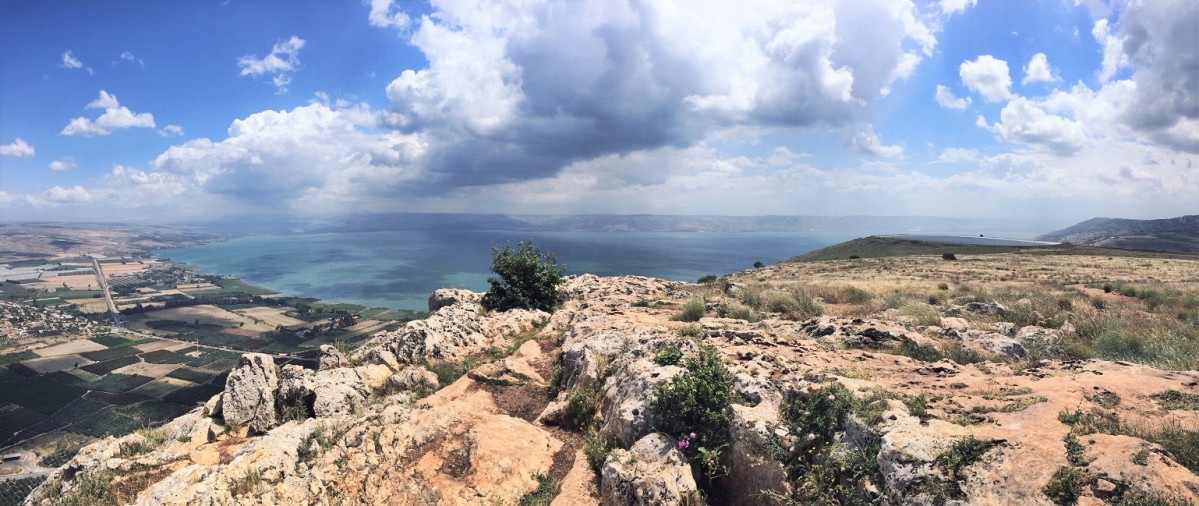 Israel Mount Arbel over looking Sea of Galilee, 2015 1538